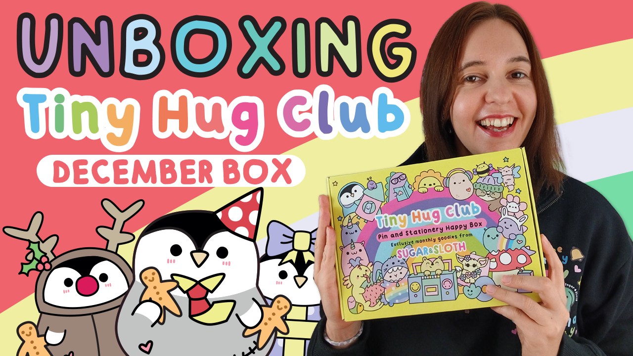 Pin & Stationery Subscription Box: Tiny Hug Club December Unboxing