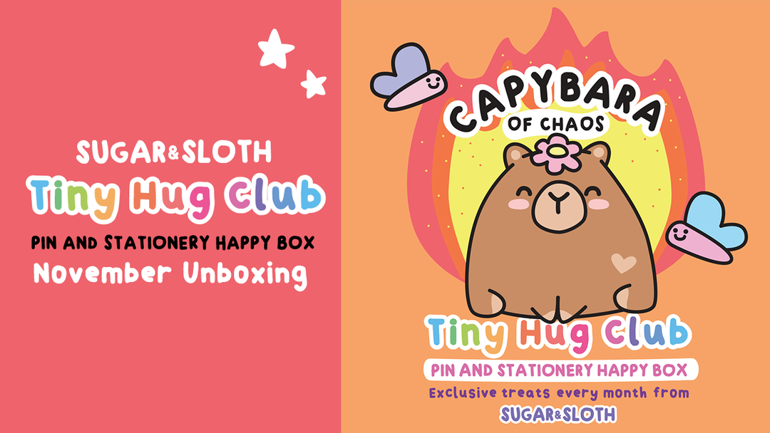 Unboxing our November Tiny Hug Club Subscription Box - Capybara of Calm!