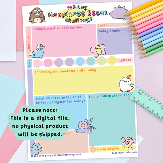 The Utimate Self-Care Stationery Digital Download Bundle