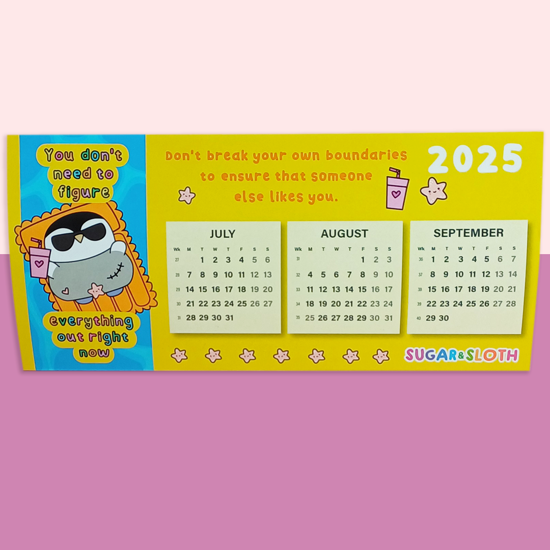 Troy the Penguin 2024 Desk Calendar