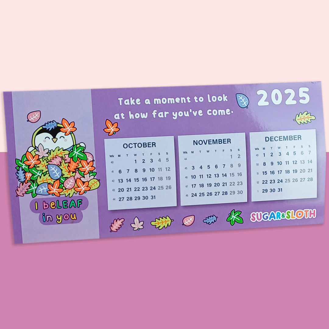 Troy the Penguin 2024 Desk Calendar