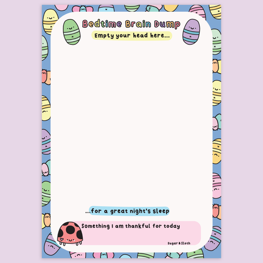 Digital Download: Bedtime Brain Dump Worksheet