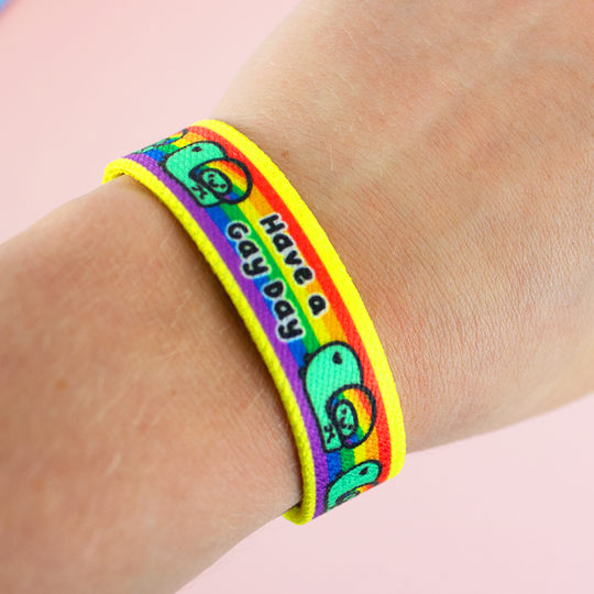 Have a Gay Day Reversible Wristband