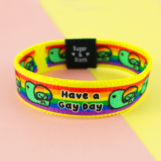 Have a Gay Day Reversible Wristband