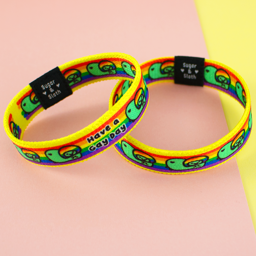 Have a Gay Day Reversible Wristband