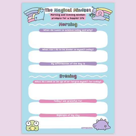 Digital Download: Magical Mindset Intentional Morning and Evening Prompts