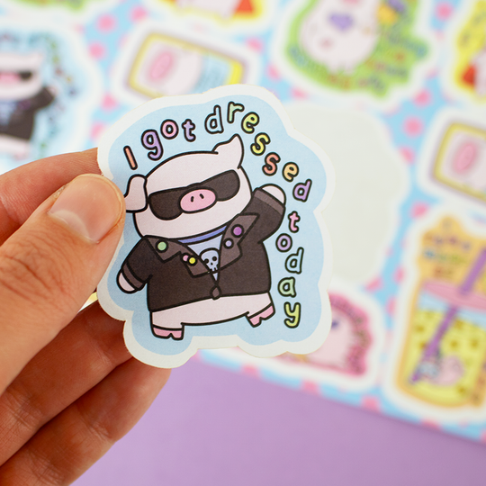 Perfectly Imperfect Piggy Reward Stickers A5 Sticker Sheet