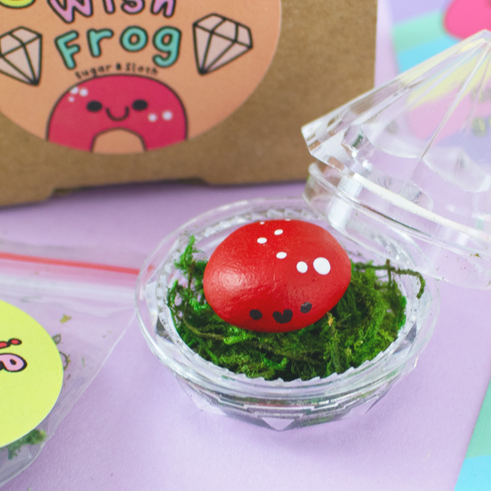 Tiny Crystal Wish Frog Kits: Set of 3