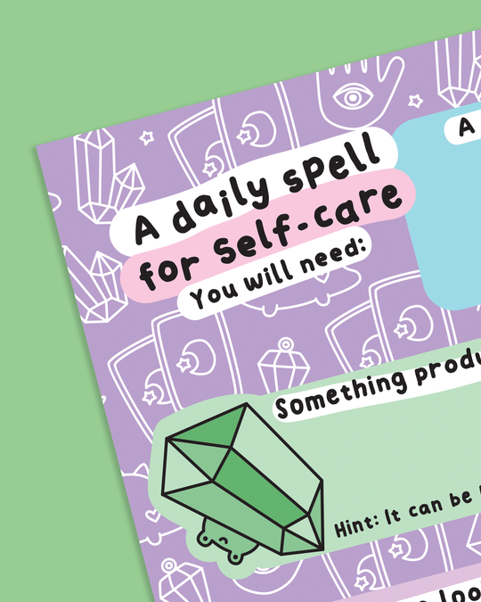 Daily Spell for Self-Care A5 Pad