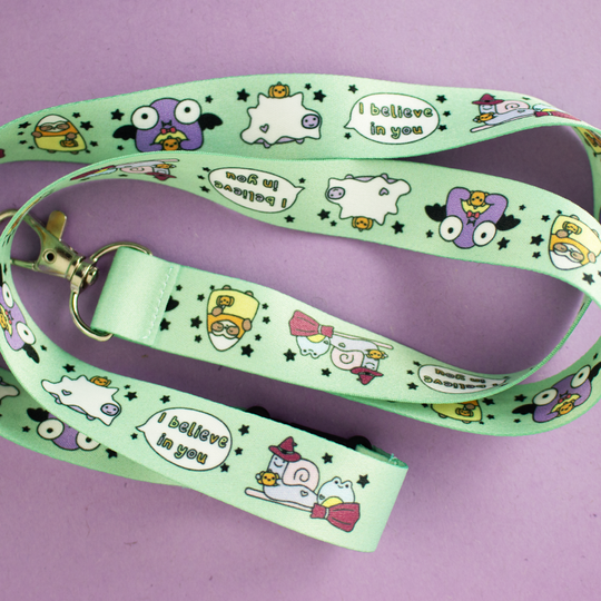 Spooky Cute Pumpkin Parade Safety Lanyard