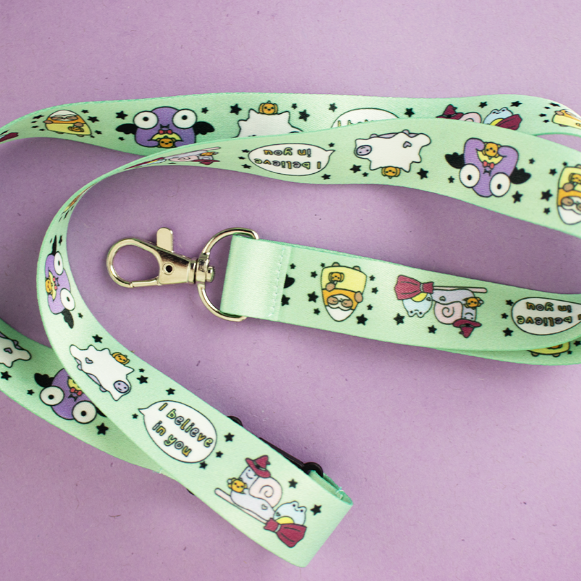 Spooky Cute Pumpkin Parade Safety Lanyard