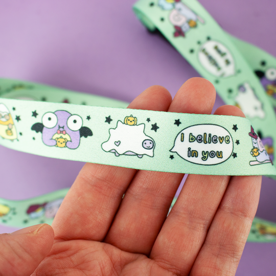 Spooky Cute Pumpkin Parade Safety Lanyard