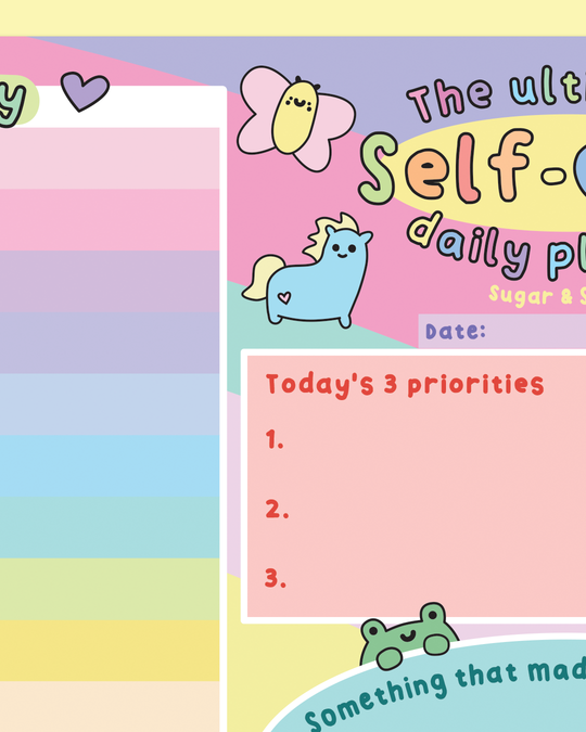 The Ultimate Self-Care Daily Planner - A4 Deskpad