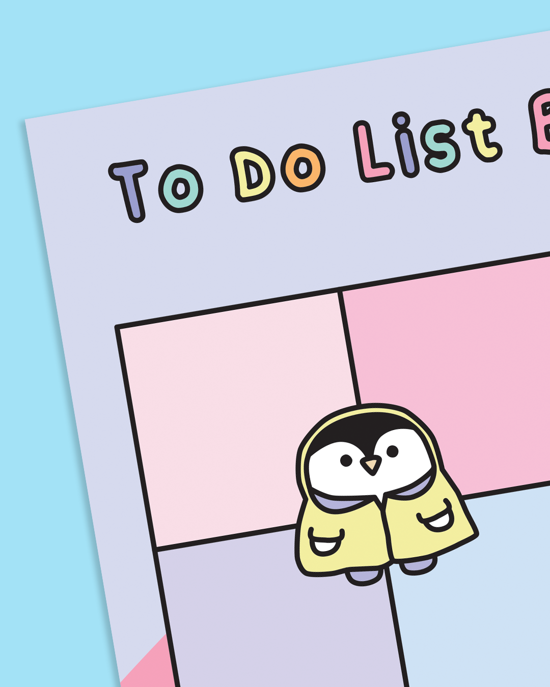 To Do List Bingo Pad - A4