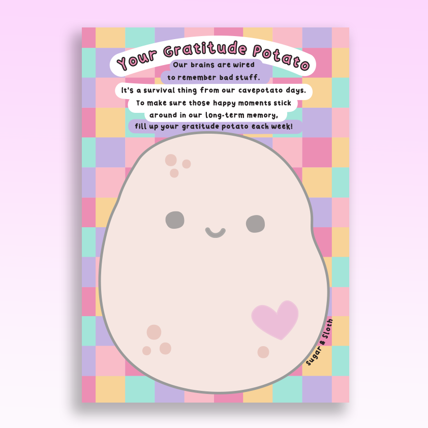 Gratitude A6 Notepad 