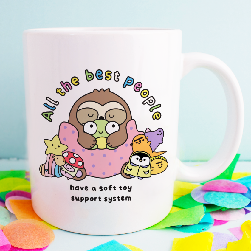 All The Best People Have A Soft Toy Support System Mug