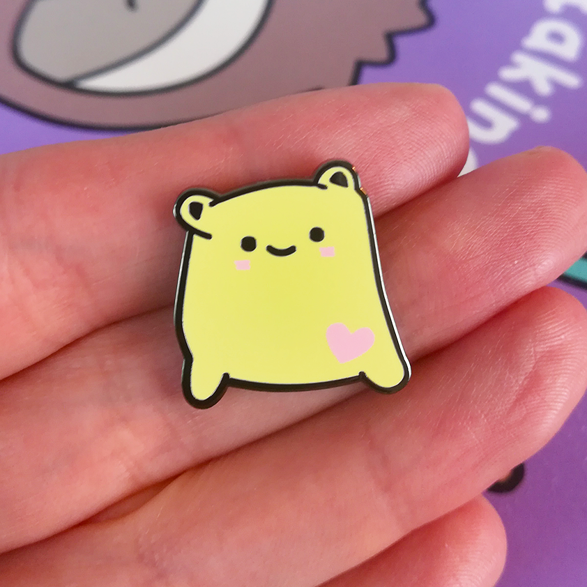 Lucy the Love Yourself Lemming Enamel Pin