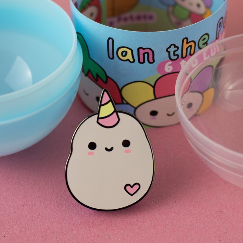 Lucky Dip Gachapon - Ian the Potato Enamel Pin