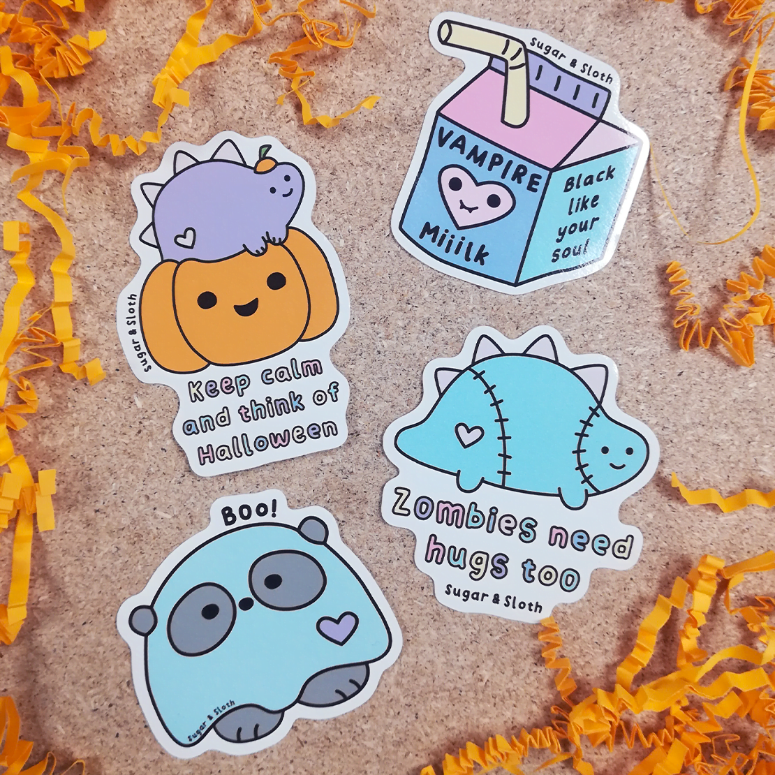 halloween sticker set