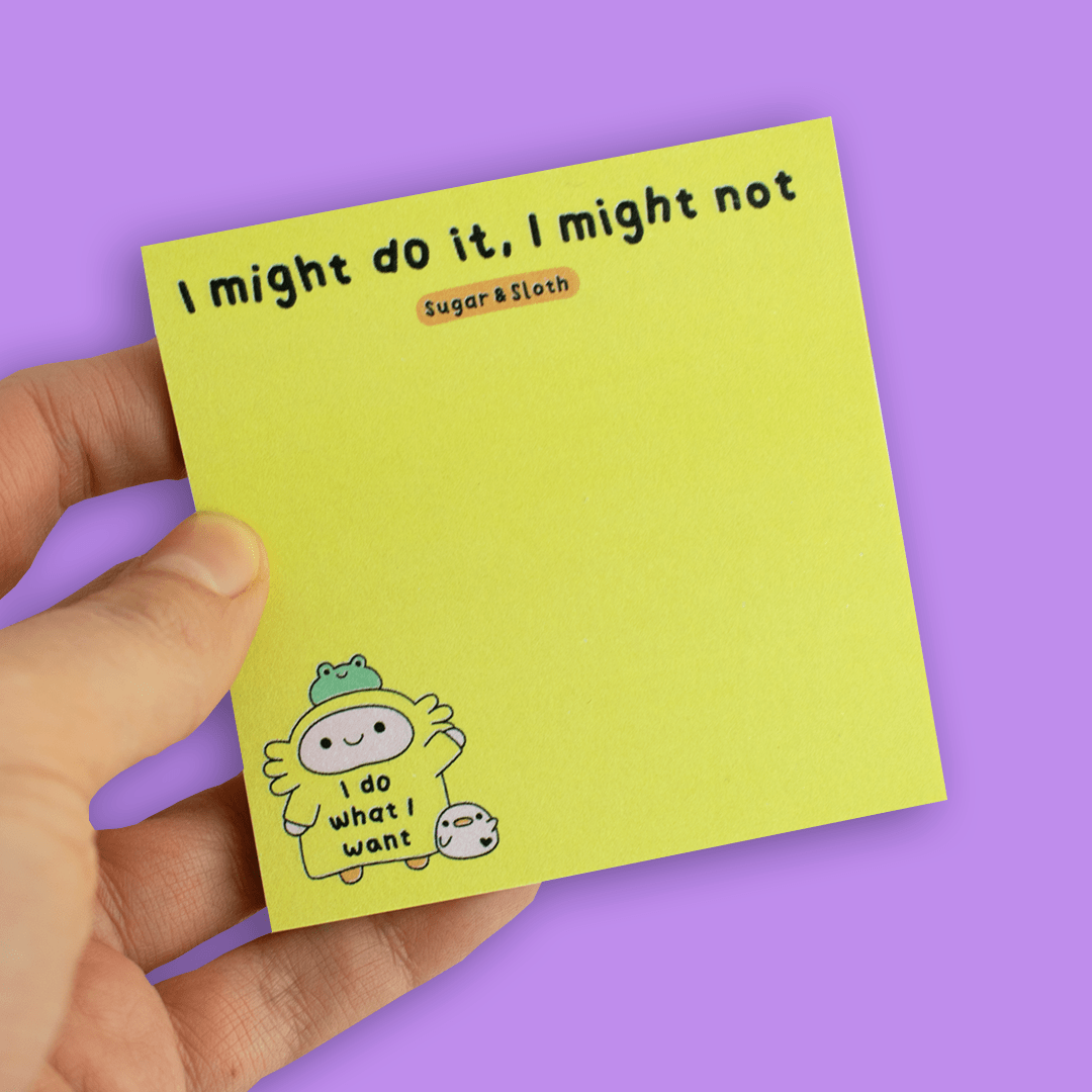 i might do it, i might not sticky notes 1